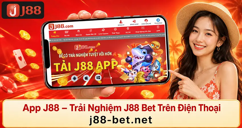 App J88 trải nghiệm J88 Bet trên điện thoại