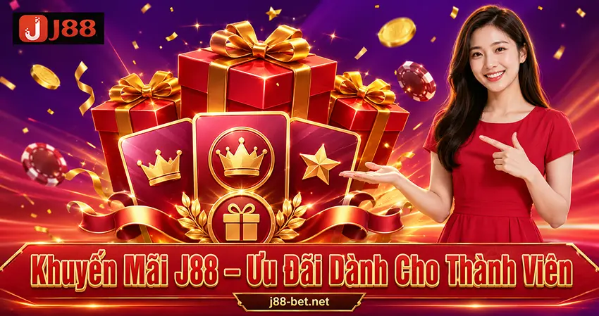Khuyến mãi J88 ưu đãi dành cho thành viên